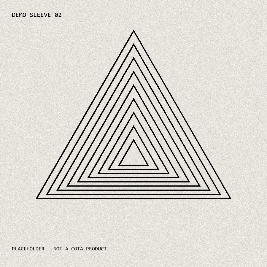 Demo sleeve artwork for Release Title 02