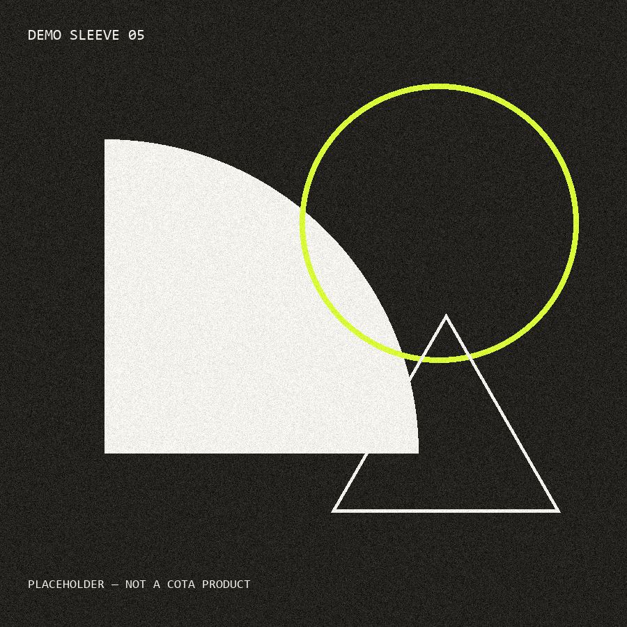 Demo sleeve artwork for Release Title 05