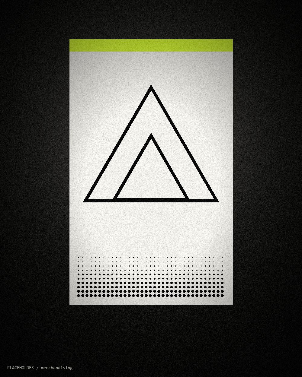 Placeholder: poster with COTA-style triangle geometry